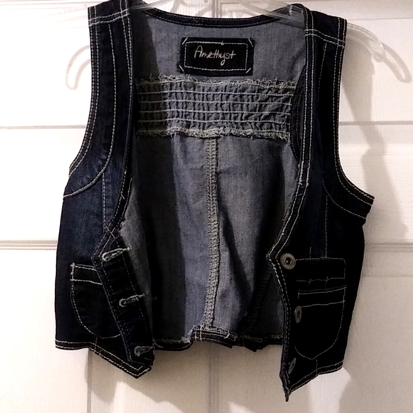 Amethyst Denim Vest - Picture 11 of 14